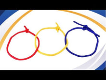 Linking Ropes Illusion – Red, Yellow and Blue Rope Chain Magic Trick