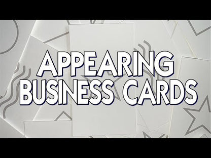 Appearing Business Cards by Sam Gherman (Card Reveal or Prediction)