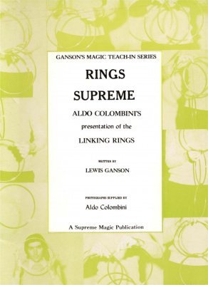 Book cover of 'Rings Supreme' by Lewis Ganson with floral design