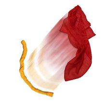 Transformation of rope into silk with 'Rope to Silk by Uday' text on a white background