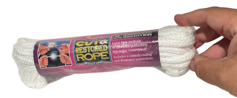 Cutox Restored Rope package held by a hand on a white background