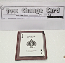 Toss Change Card – Bicycle Gimmick