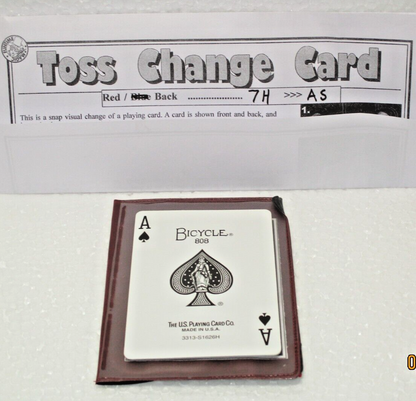 Toss Change Card – Bicycle Gimmick