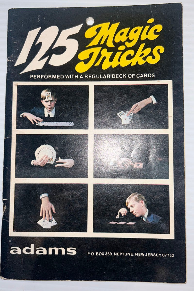 Adams 125 Magic Tricks with a Regular Deck of Cards (1976) – Magickits ...
