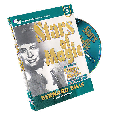 DVD set titled 'Stars of Magic' featuring Bernard Bilis on a white background