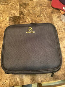 Relavel Travel Magic Train Case – Portable Cosmetic Organizer (Black)