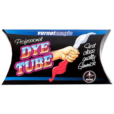 Vernel Magic Dye Tube packaging with a hand holding a red object on a white background