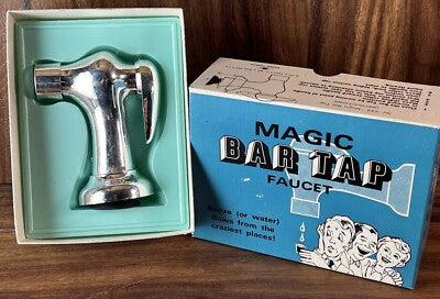 Vintage 1970 Fishlove &amp; Co. Magic Bar Tap Faucet Trick – Original Box