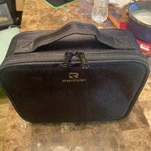 Relavel Travel Magic Train Case – Portable Cosmetic Organizer (Black)