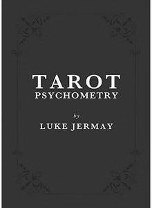 Book cover of 'Tarot Psychometry' by Luke Jermay on a black background