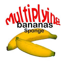 Two bananas with text 'Multiplying Bananas Sponge' on a white background